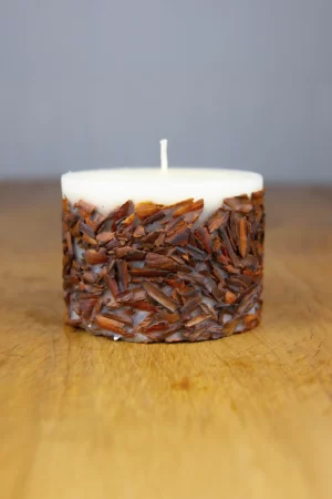 Vela de Canela Rústica M