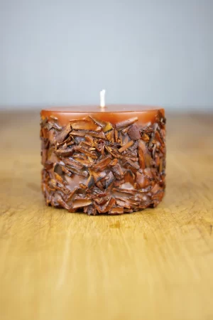 Vela de Canela Rústica P